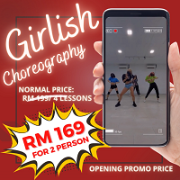 RM 169 for 2 Person for Girlish Choreography