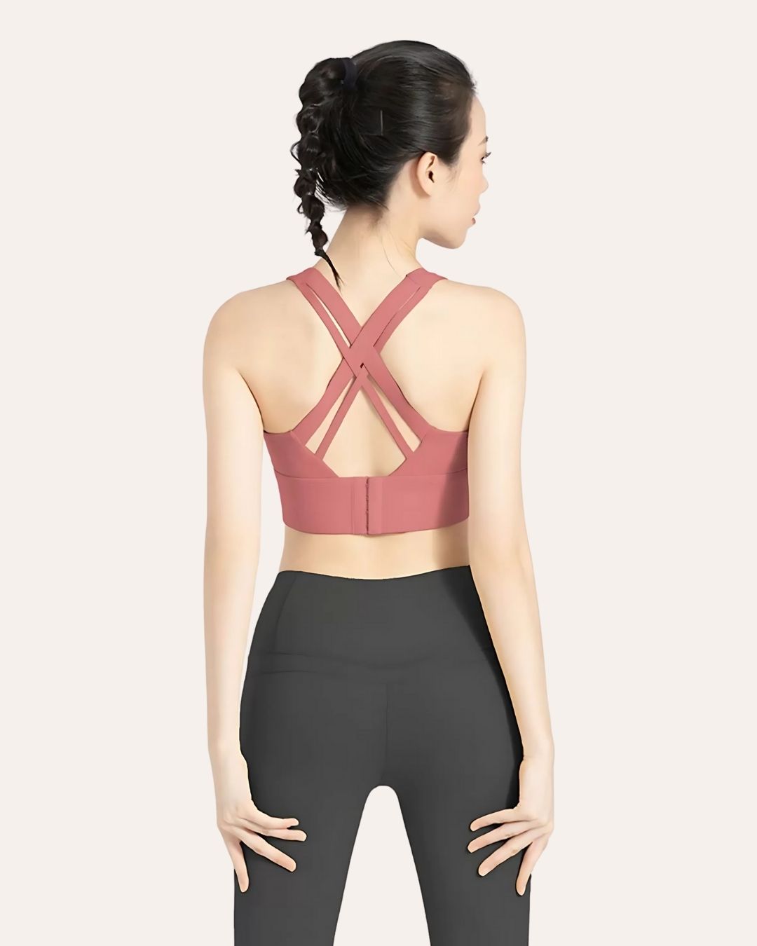 Cherry Crossback Sports Bra - Image 4