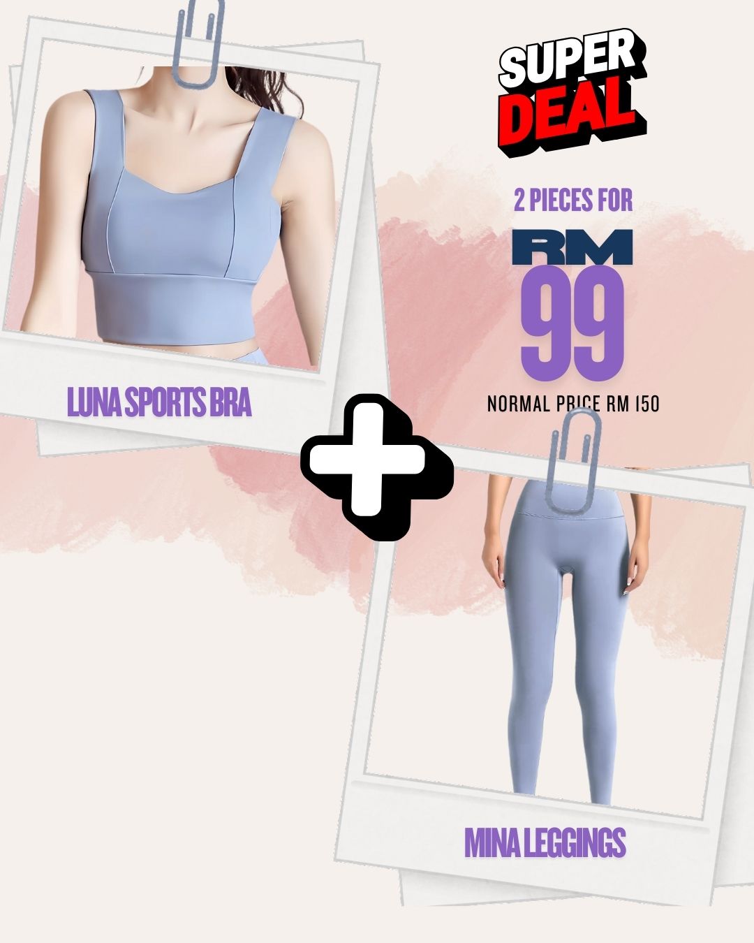SUPER DEAL - Luna Sports Bra + Mina Leggings